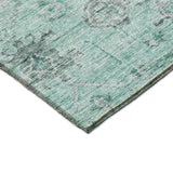 Dalyn Solace SL10 Teal Rug corner detail