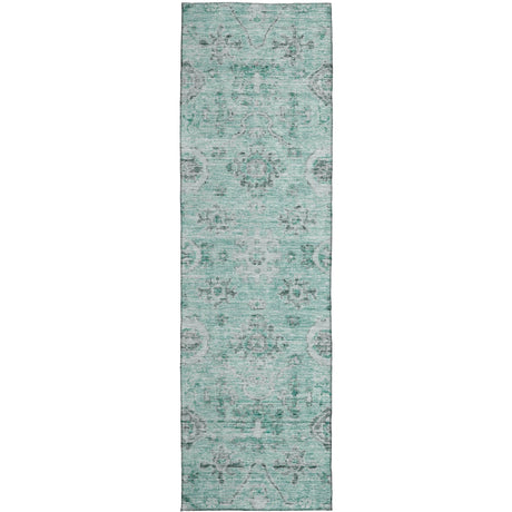Dalyn Solace SL10 Teal Rug runner rug