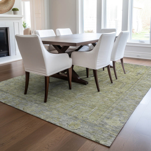 Dalyn Solace SL11 Aloe Rug shown in a room