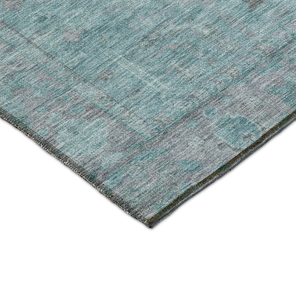 Dalyn Solace SL11 Aqua Rug corner detail