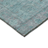 Dalyn Solace SL11 Aqua Rug corner detail