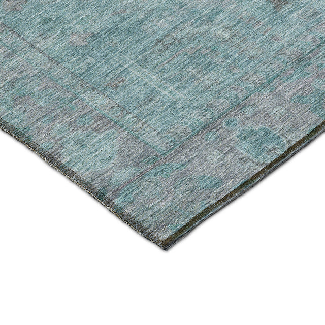 Dalyn Solace SL11 Aqua Rug corner detail