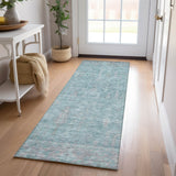 Dalyn Solace SL11 Aqua Rug shown in a room