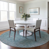 Dalyn Solace SL11 Aqua Rug shown in a room