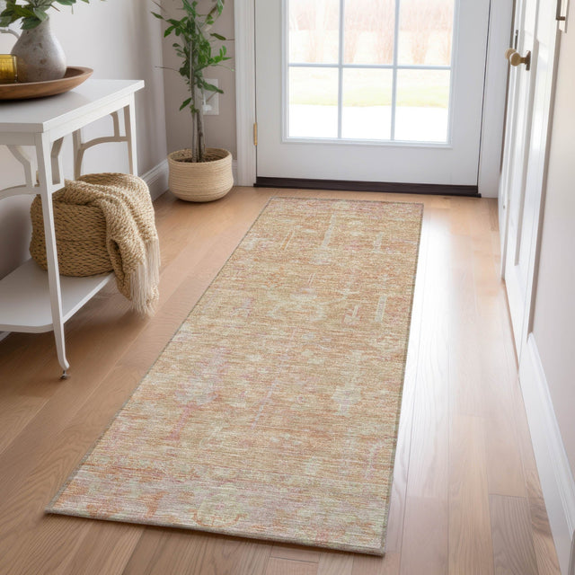 Dalyn Solace SL11 Coral Rug shown in a room