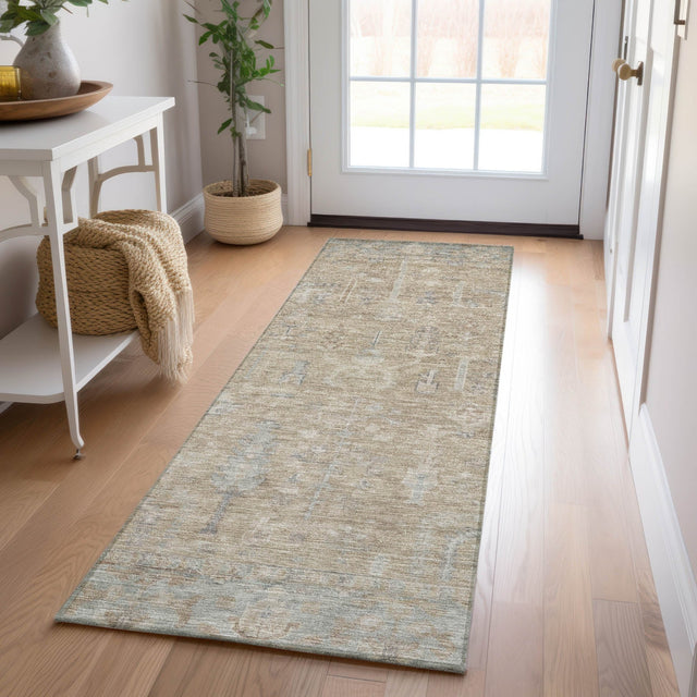 Dalyn Solace SL11 Tan Rug shown in a room