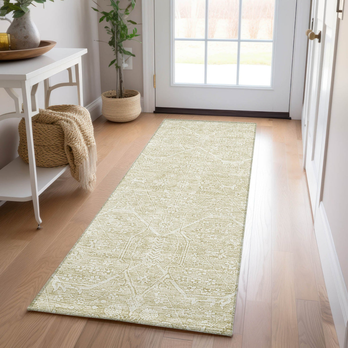Dalyn Solace SL12 Beige Rug shown in a room
