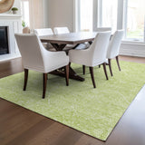 Dalyn Solace SL12 Lime Rug shown in a room