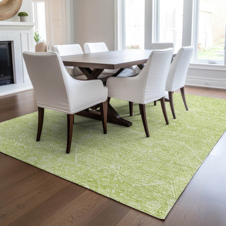 Dalyn Solace SL12 Lime Rug shown in a room