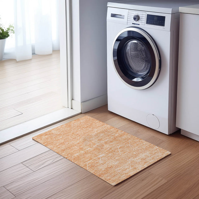 Dalyn Solace SL12 Salmon Rug shown in a room