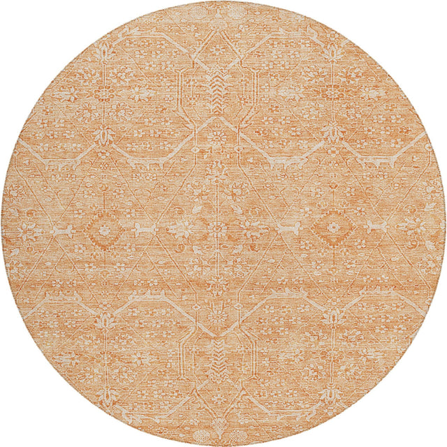 Dalyn Solace SL12 Salmon Rug round rug