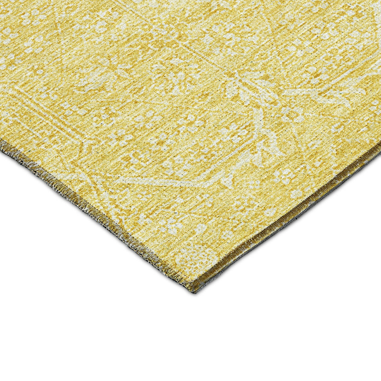 Dalyn Solace SL12 Yellow Rug corner detail