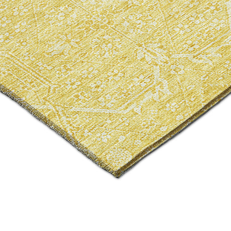 Dalyn Solace SL12 Yellow Rug corner detail