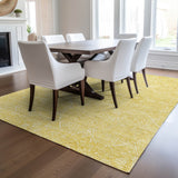 Dalyn Solace SL12 Yellow Rug shown in a room