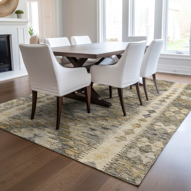 Dalyn Solace SL13 Beige Rug shown in a room
