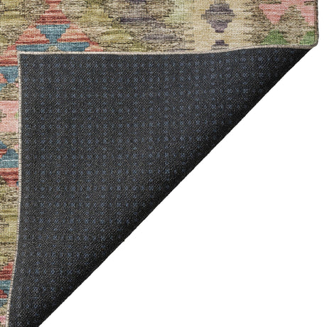 Dalyn Solace SL13 Green Rug backing detail