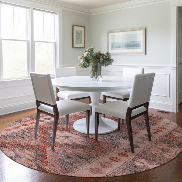 Dalyn Solace SL13 Terracotta Rug shown in a room