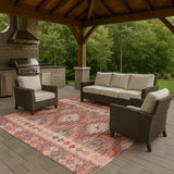 Dalyn Solace SL13 Terracotta Rug outdoor lifestyle image