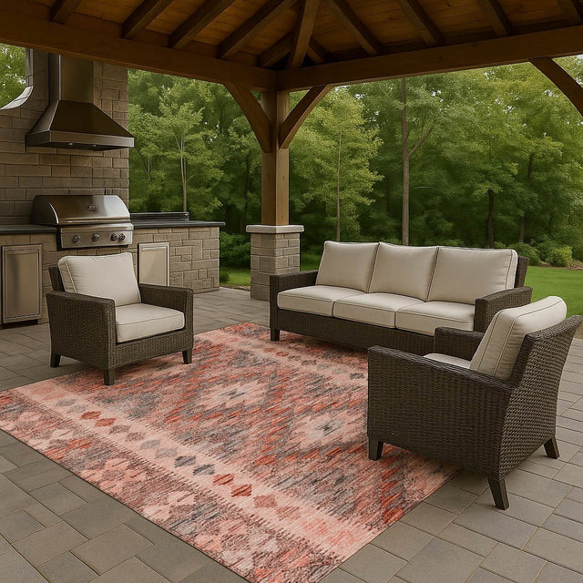 Dalyn Solace SL13 Terracotta Rug outdoor lifestyle image