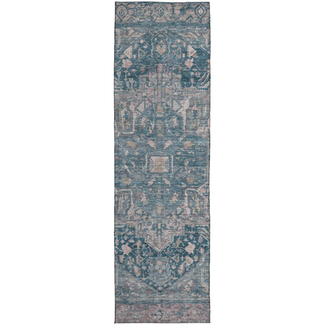 Dalyn Solace SL14 Blue Rug runner rug