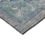 Dalyn Solace SL14 Blue Rug corner detail