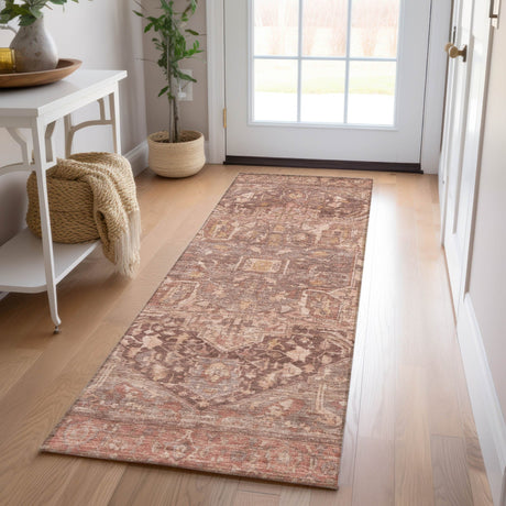 Dalyn Solace SL14 Burgundy Rug shown in a room