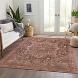 Dalyn Solace SL14 Burgundy Rug shown in a room