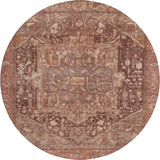 Dalyn Solace SL14 Burgundy Rug round rug