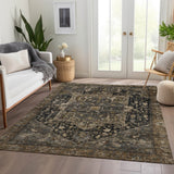 Dalyn Solace SL14 Charcoal Rug shown in a room