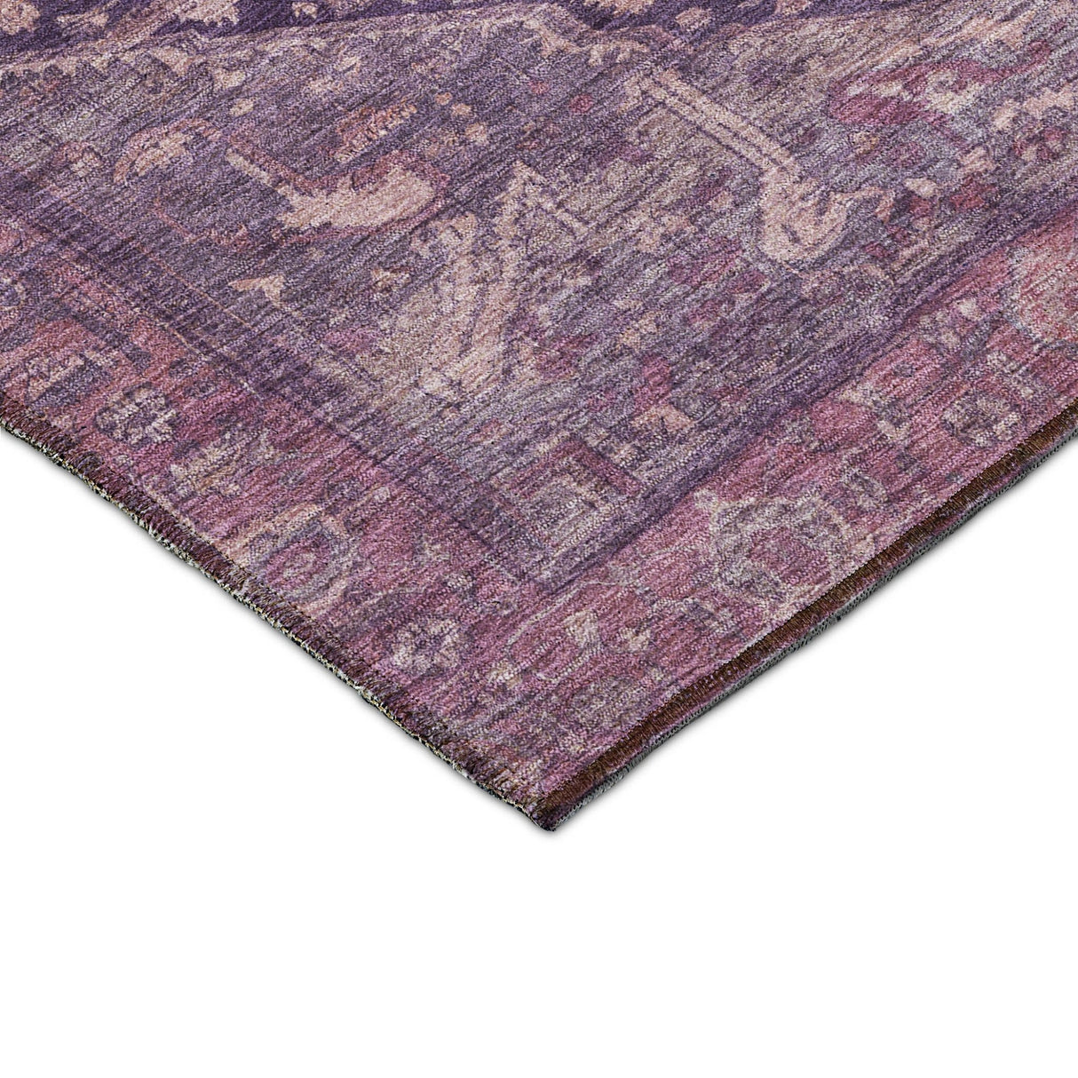 Dalyn Solace SL14 Eggplant Rug corner detail