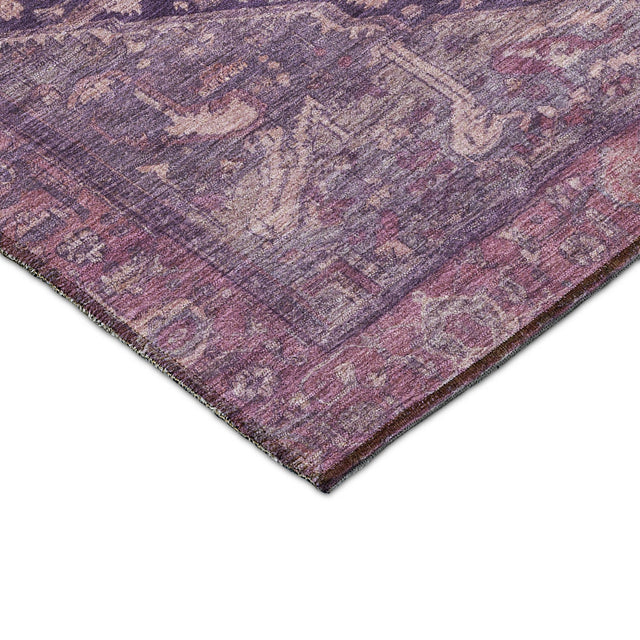 Dalyn Solace SL14 Eggplant Rug corner detail