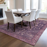 Dalyn Solace SL14 Eggplant Rug shown in a room