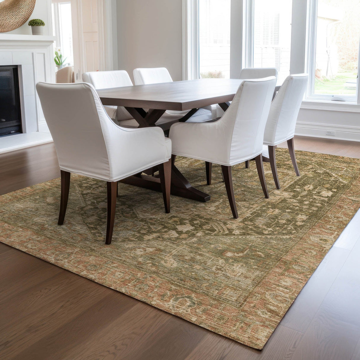 Dalyn Solace SL14 Fern Rug shown in a room