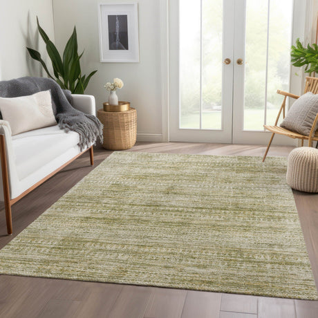 Dalyn Solace SL3 Aloe Rug shown in a room