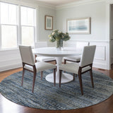 Dalyn Solace SL3 Denim Rug shown in a room
