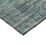 Dalyn Solace SL3 Teal Rug corner detail