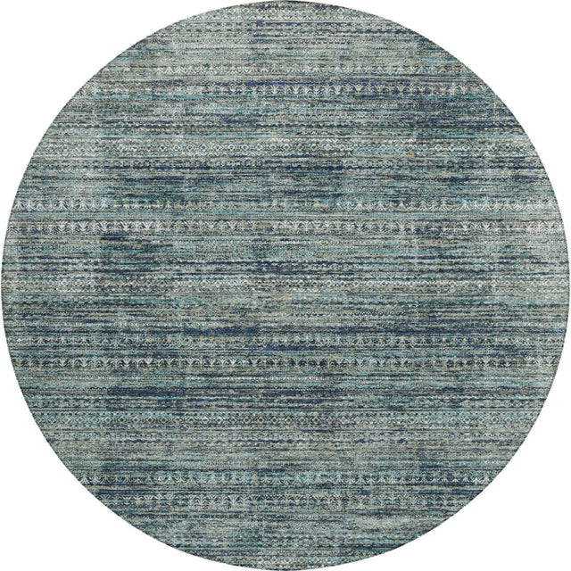 Dalyn Solace SL3 Teal Rug round rug