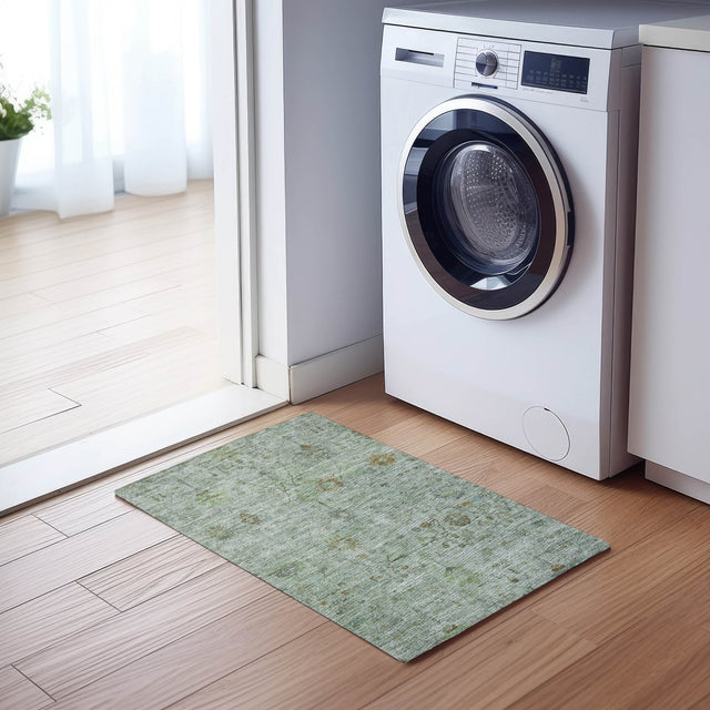 Dalyn Solace SL4 Aloe Rug shown in a room