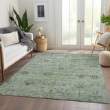 Dalyn Solace SL4 Aloe Rug shown in a room