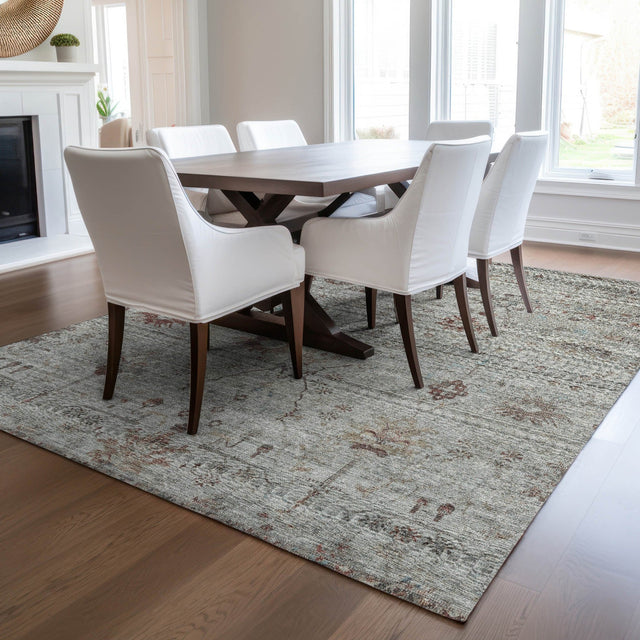 Dalyn Solace SL4 Gray Rug shown in a room