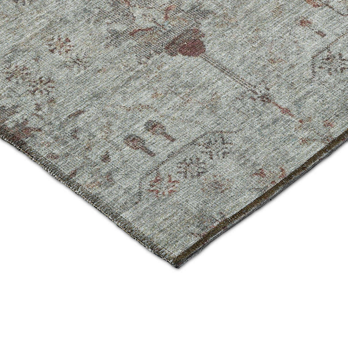 Dalyn Solace SL4 Gray Rug corner detail