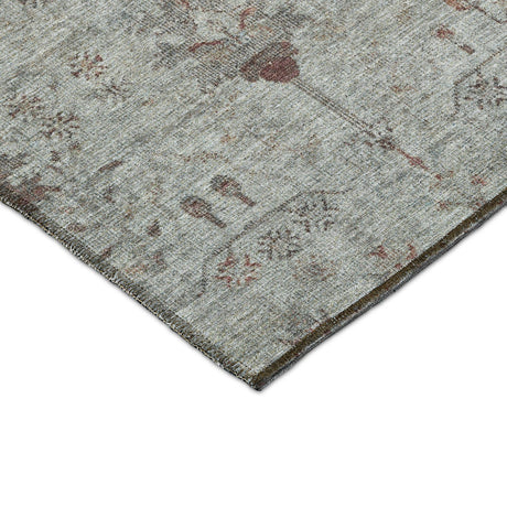 Dalyn Solace SL4 Gray Rug corner detail
