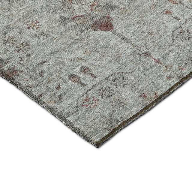 Dalyn Solace SL4 Gray Rug corner detail
