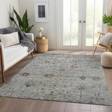 Dalyn Solace SL4 Gray Rug shown in a room