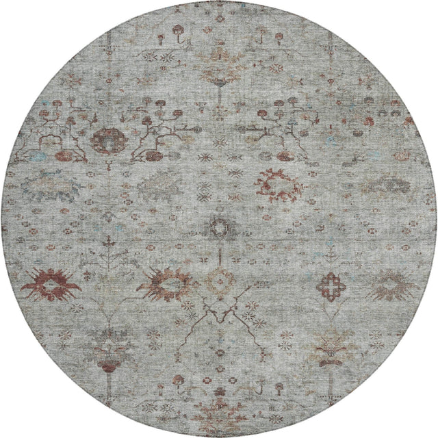 Dalyn Solace SL4 Gray Rug round rug