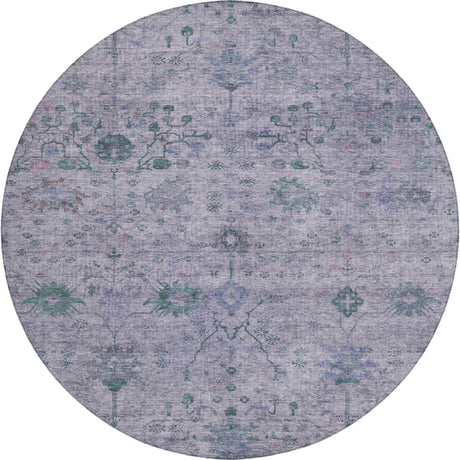 Dalyn Solace SL4 Lavender Rug round rug