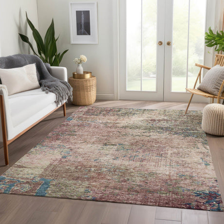 Dalyn Solace SL5 Blush Rug shown in a room