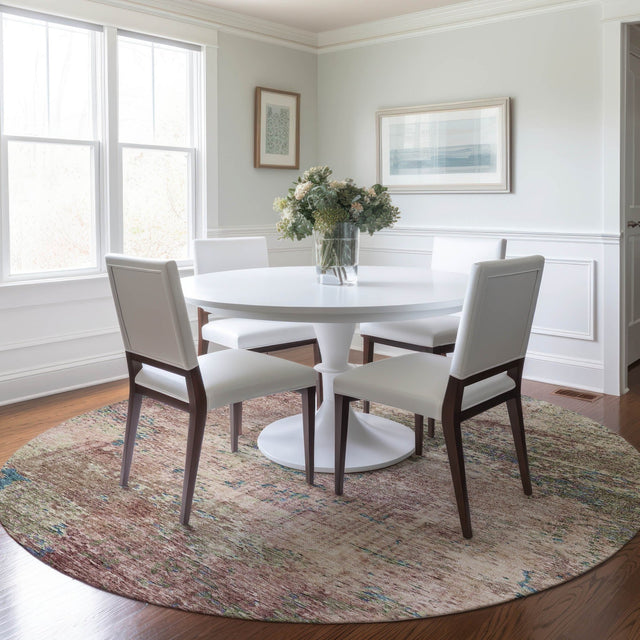 Dalyn Solace SL5 Blush Rug shown in a room