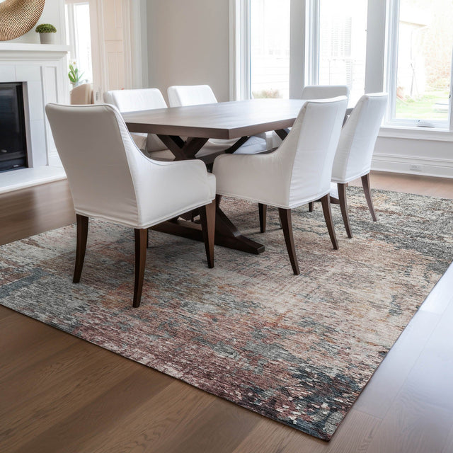 Dalyn Solace SL5 Gray Rug shown in a room