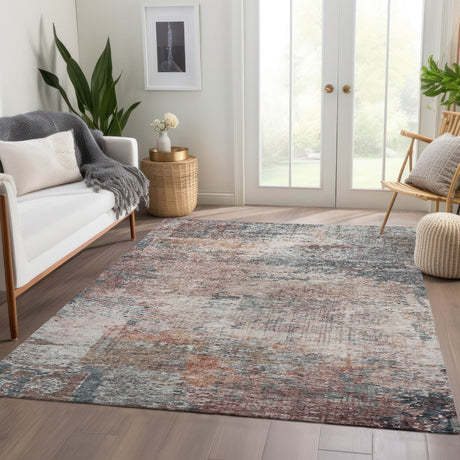 Dalyn Solace SL5 Gray Rug shown in a room